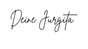 Deine Jurgita in Sch&ouml;nem Schrifft geschrieben